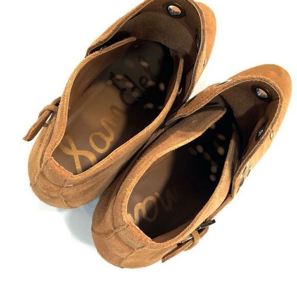 SAM EDELMAN Pedra Perforated Short Boots - Picture 6 of 9